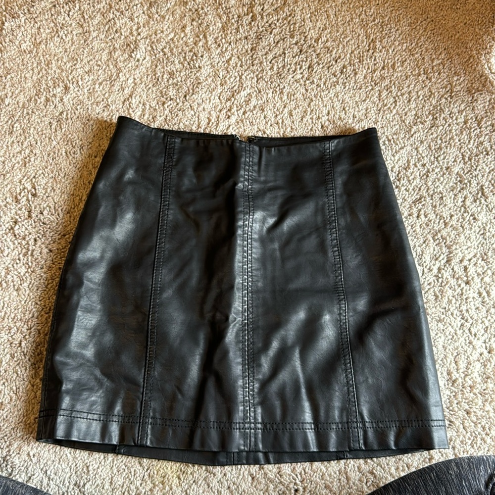 FP size 2 leather skirt